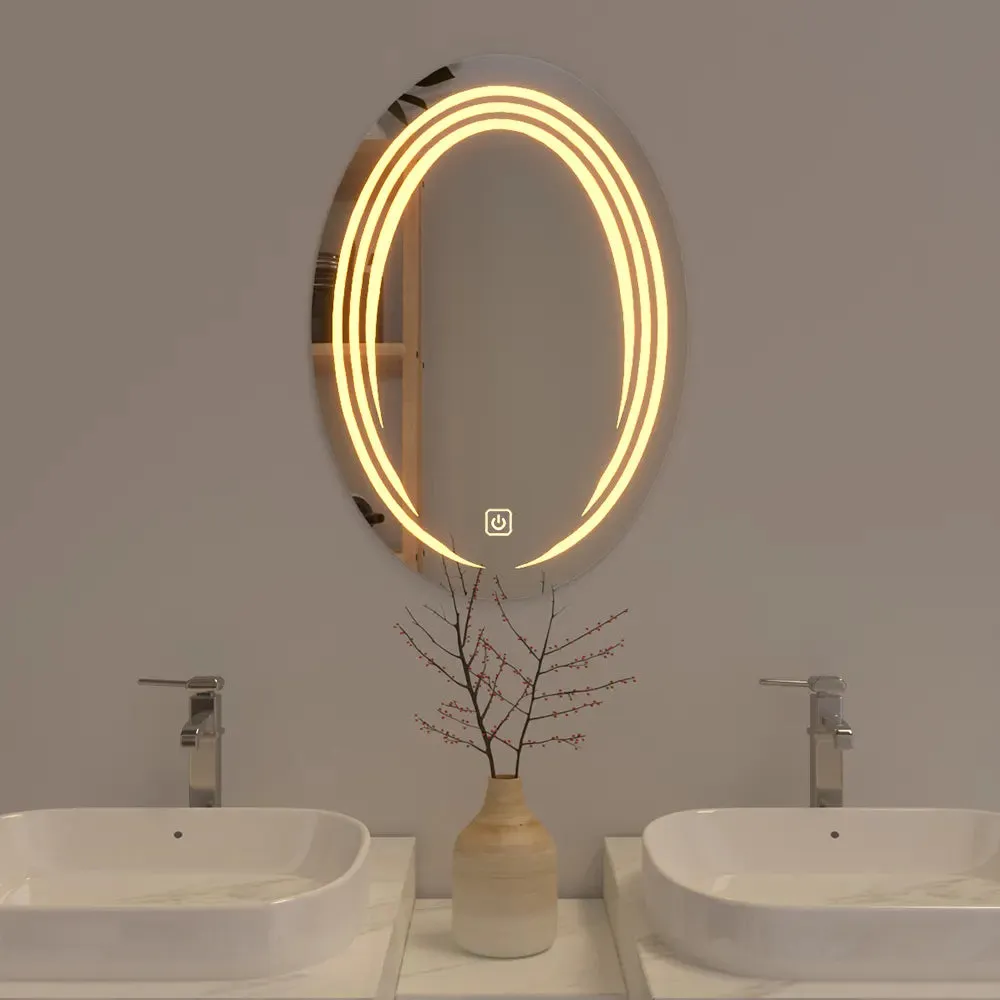 bathroom mirror with lights
